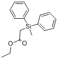 ETHYL (DIPHENYLMETHYLSILYL)ACETATE Structure