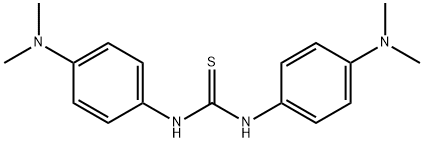 4,4'-BIS(DIMETHYLAMINO)THIOCARBANILIDE Structure