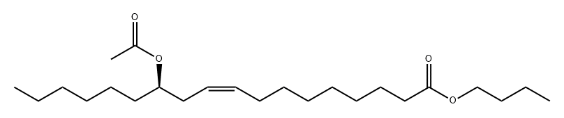 BUTYL ACETYL RICINOLEATE Structure