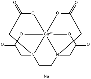 Copper disodium EDTA Structure