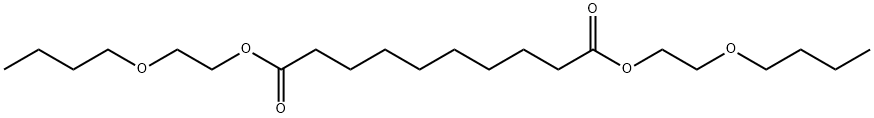 BIS(2-BUTOXYETHYL) SEBACATE Structure