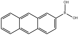 2-ANTHRACENEBORONIC ACID Structure