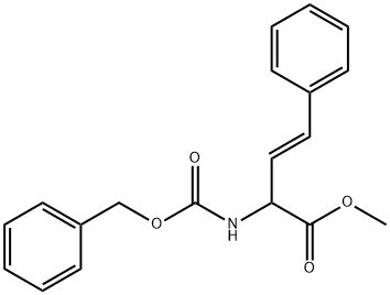 2-CBZ-AMINO-4-PHENYLBUT-3-ENOIC ACID METHYL ESTER Structure