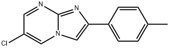 6-CHLORO-2-P-TOLYLIMIDAZO[1,2-A]PYRIMIDINE Structure