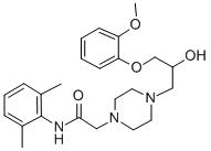 Ranolazine Structure