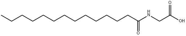 MYRISTOYL-GLY-OH Structure