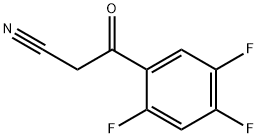 2,4,5-TRIFLUOROBENZOYLACETONITRILE Structure