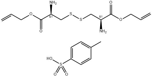 L-CYSTINE BISALLYL ESTER BIS(TOLUENE-4-SULFONATE) Structure