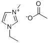 1-ETHYL-3-METHYLIMIDAZOLIUM ACETATE Structure