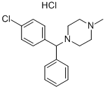 Chlorcyclizine hydrochloride Structure