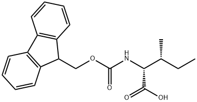 Fmoc-D-Ile-OH Structure