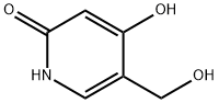 2,4-DIHYDROXY-5-HYDROXYMETHYLPYRIDINE Structure