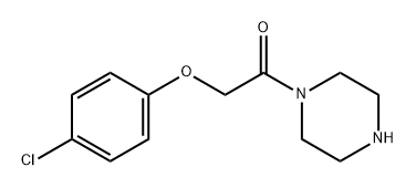 2-(4-CHLORO-PHENOXY)-1-PIPERAZIN-1-YL-ETHANONE Structure