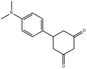 5-[4-(DIMETHYLAMINO)PHENYL]-1,3-CYCLOHEXANEDIONE Structure