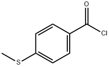 4-(METHYLTHIO)BENZOYL CHLORIDE  95 Structure