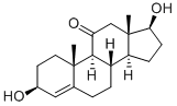 4-Androsten-3beta,17beta-diol-11-one Structure