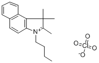 1-BUTYL-2,3,3-TRIMETHYLBENZ[E]INDOLIUM PERCHLORATE Structure