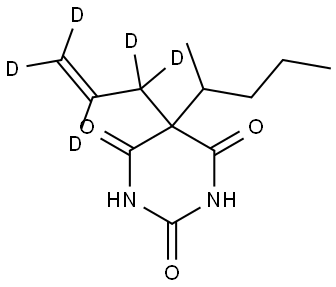 SECOBARBITAL-D5 Structure