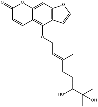 6',7'-DIHYDROXYBERGAMOTTIN Structure