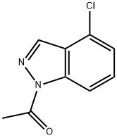 1-(4-Chloro-1H-indazol-1-yl)ethanone Structure