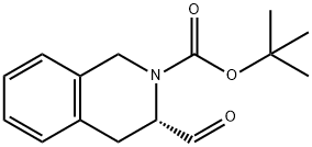 (S)-3-FORMYL-3,4-DIHYDRO-1H-ISOQUINOLINE-2-CARBOXYLIC ACID TERT-BUTYL ESTER Structure