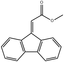 METHYL 9-FLUORENYLIDENEACETATE Structure