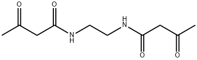 ETHYLENEDIAMINE-N,N'-BIS-ACETOACETAMIDE Structure