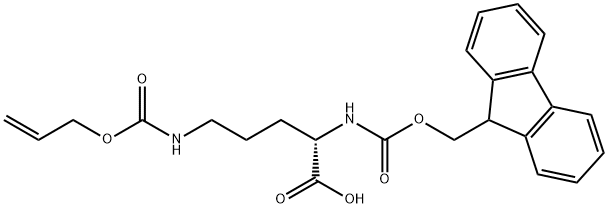 FMOC-ORN(ALOC)-OH Structure