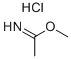 METHYL ACETIMIDATE HYDROCHLORIDE Structure