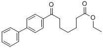 ETHYL 7-(4-BIPHENYL)-7-OXOHEPTANOATE Structure