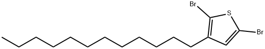 2,5-DIBROMO-3-DODECYLTHIOPHENE Structure