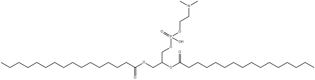 1,2-DIHEXADECANOYL-RAC-GLYCERO-3-PHOSPHO[DIMETHYLAMINOETHANOL] Structure