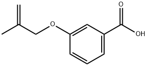 3-((2-METHYLPROP-2-ENYL)OXY)BENZOIC ACID Structure