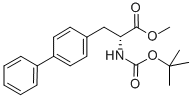 METHYL-N-TERT-BUTYLOXYCARBONYL-AMINO-4,4'-BIPHENYL-R-ALANINE Structure