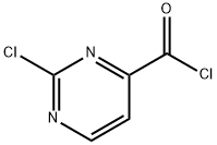 4-Pyrimidinecarbonyl chloride, 2-chloro- (9CI) Structure