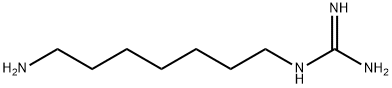 1,7-Diaminoheptane, N-amidino- Structure