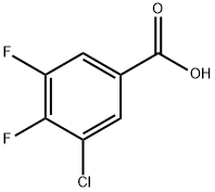 3-CHLORO-4,5-DIFLUOROBENZOIC ACID Structure