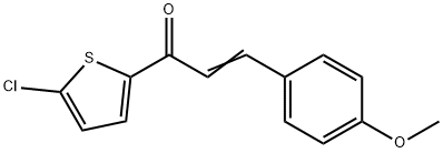 1-(5-CHLORO-2-THIENYL)-3-(4-METHOXYPHENYL)PROP-2-EN-1-ONE Structure