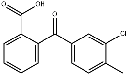 2-(3-chloro-4-toluoyl)benzoic acid Structure