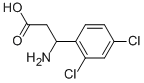 3-AMINO-3-(2,4-DICHLORO-PHENYL)-PROPIONIC ACID Structure