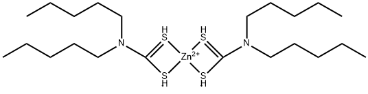 ZINC DIAMYLDITHIOCARBAMATE Structure