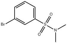 3-BROMO,N, N-DIMETHYLBENZENESULFONAMIDE Structure