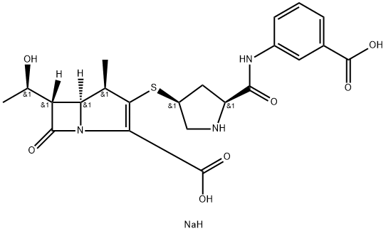 Ertapenem sodium Structure