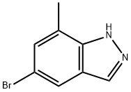 5-BROMO-7-METHYL-1H-INDAZOLE Structure