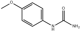 4-METHOXYPHENYLUREA Structure