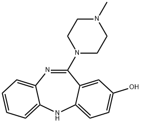 11-(4-METHYL-PIPERAZIN-1-YL)-5H-DIBENZO[B,E][1,4]DIAZEPIN-2-OL Structure