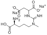 ARGININOSUCCINIC ACID DISODIUM SALT Structure