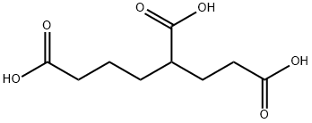 Hexane-1,3,6-tricarboxylic acid Structure