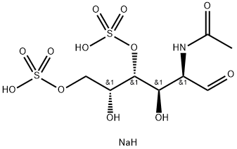 N-Acetyl-D-galactosamine-4,6-di-O-sulphatesodiumsalt Structure