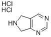 6,7-DIHYDRO-5H-PYRROLO-[3,4-D]-PYRIMIDINE DIHYDROCHLORIDE Structure